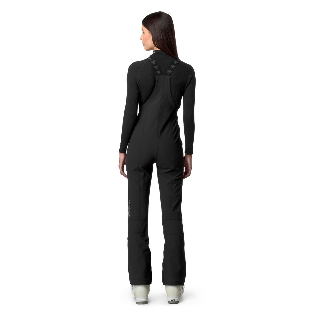 Black Women's High-Waisted Waterproof Sport Trousers main
