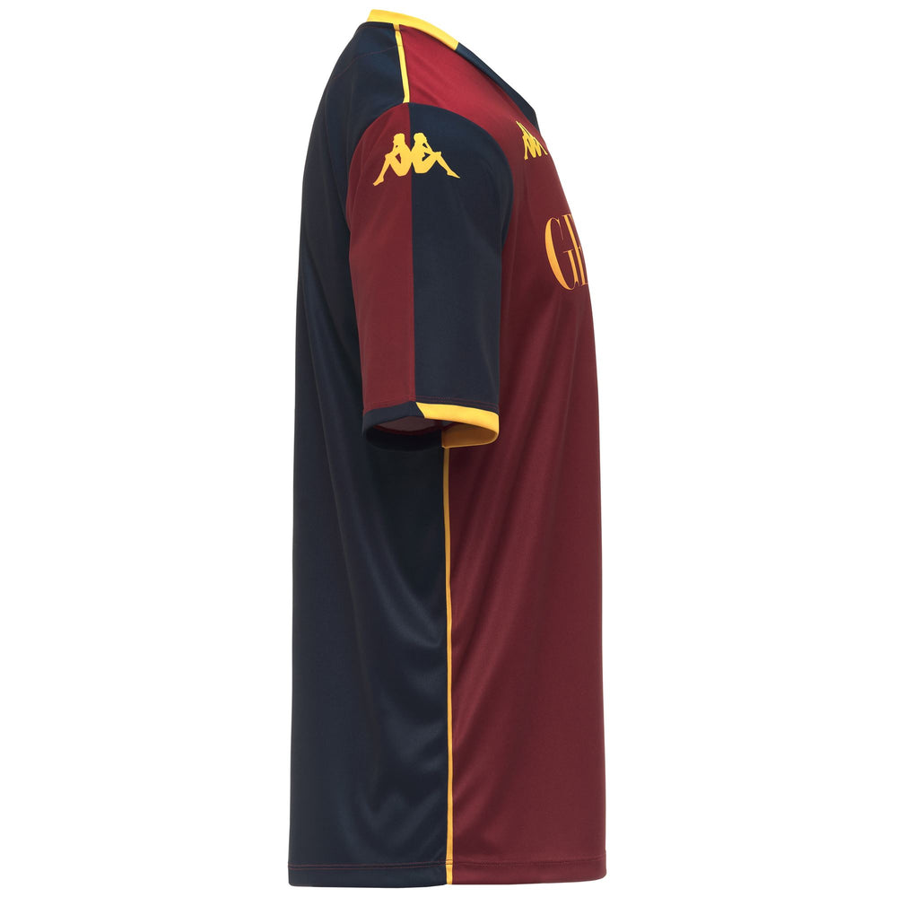 Red and Blue Men's Genoa CFC Active Jersey Shirt 02