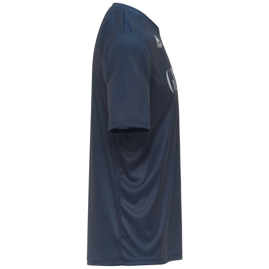 Maillot de football Genoa bleu pour homme, coupe classique, impression par sublimation main