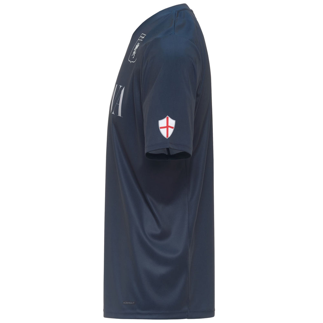 Blue Men's Genoa Football Shirt with Sublimatic Print main