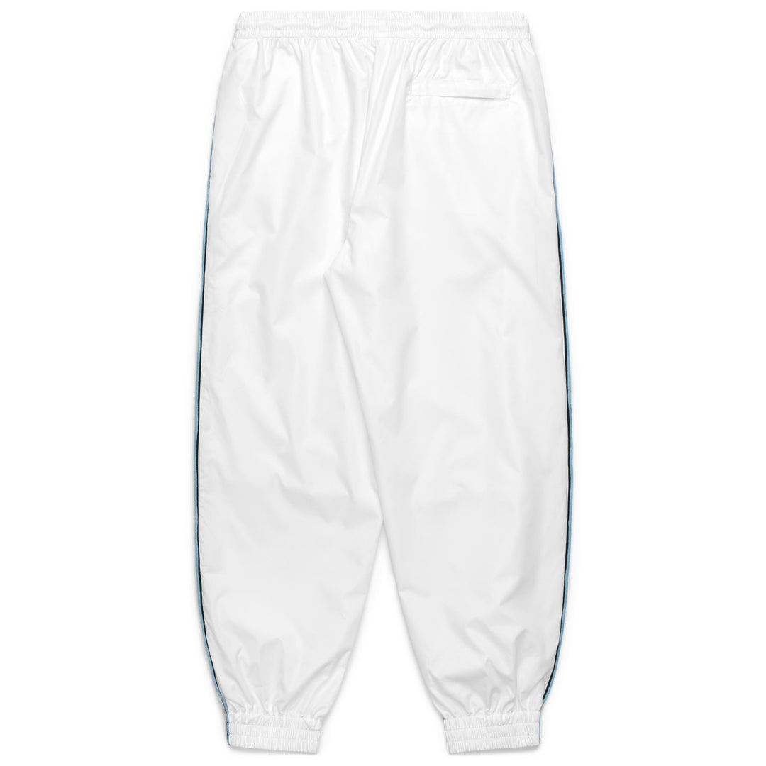 Pantaloni sportivi da uomo bianchi con fodera in rete e vita elasticizzata main