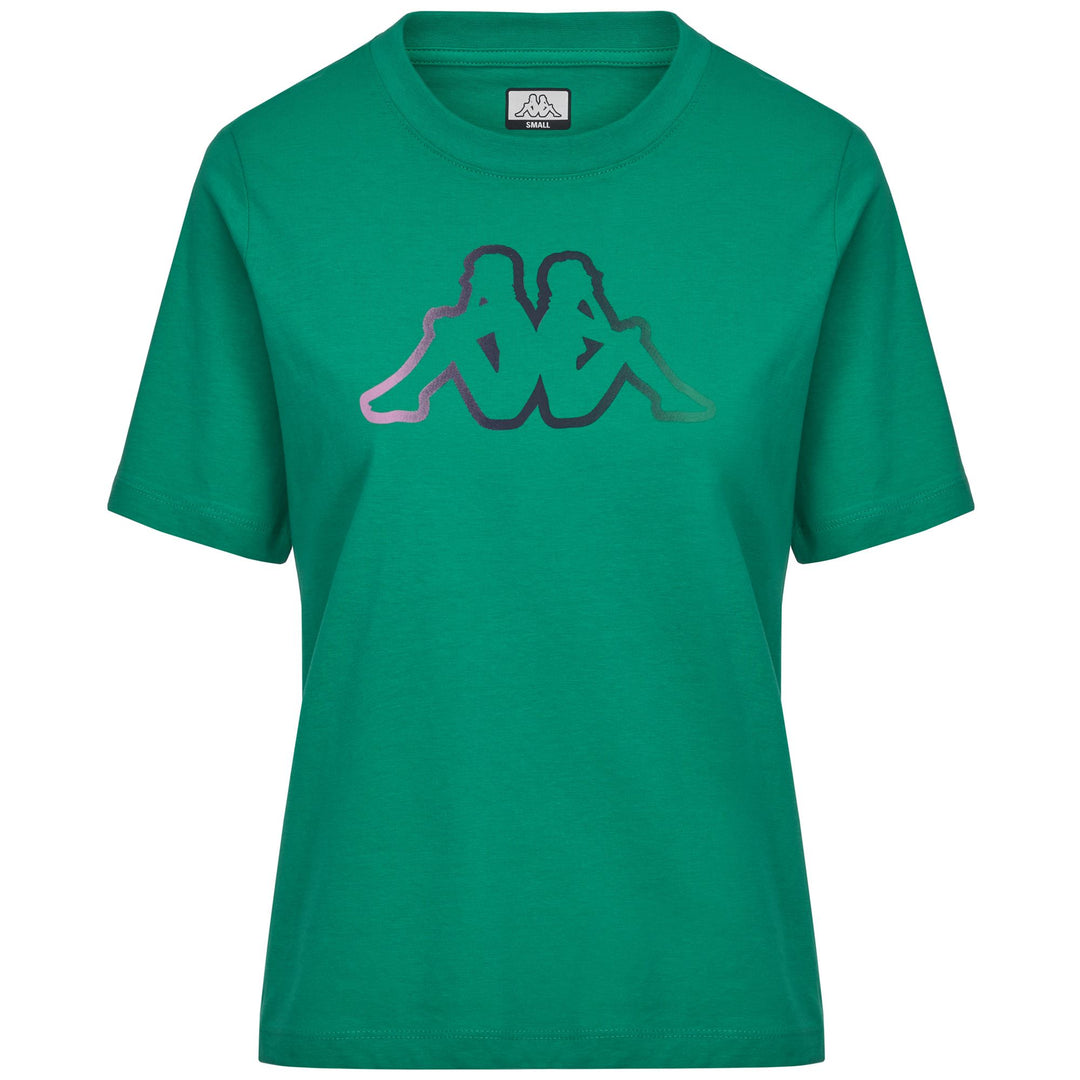 LOGO INNA - T-ShirtsTop - T-Shirt - Woman - GREEN CHILLY 01