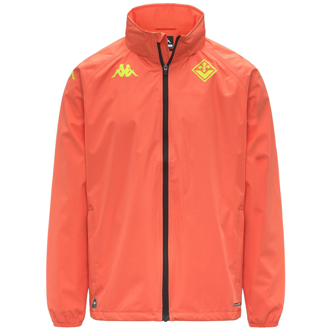 Red Men's Mid Training Rain Jacket with Water Protection 01