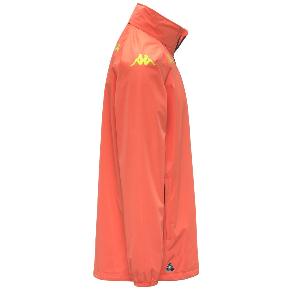 Red Men's Mid Training Rain Jacket with Water Protection 02