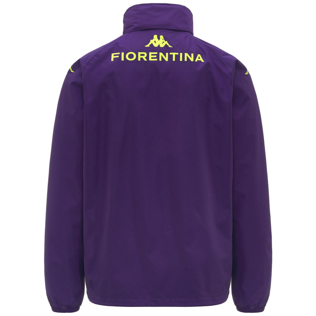 Veste imperméable d'entraînement de football ACF Fiorentina pour homme, violette main