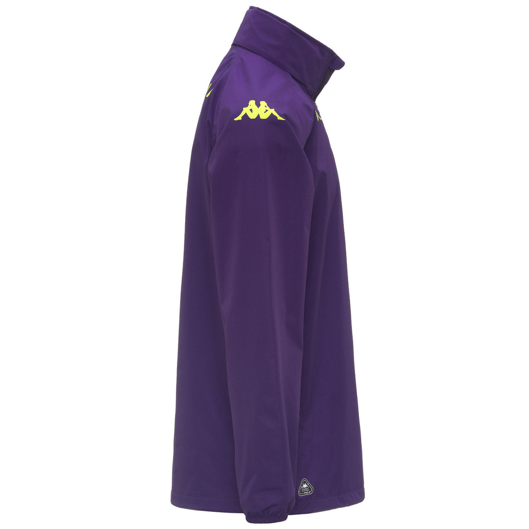 Violet Men's ACF Fiorentina Training Rain Jacket with Water Protection main