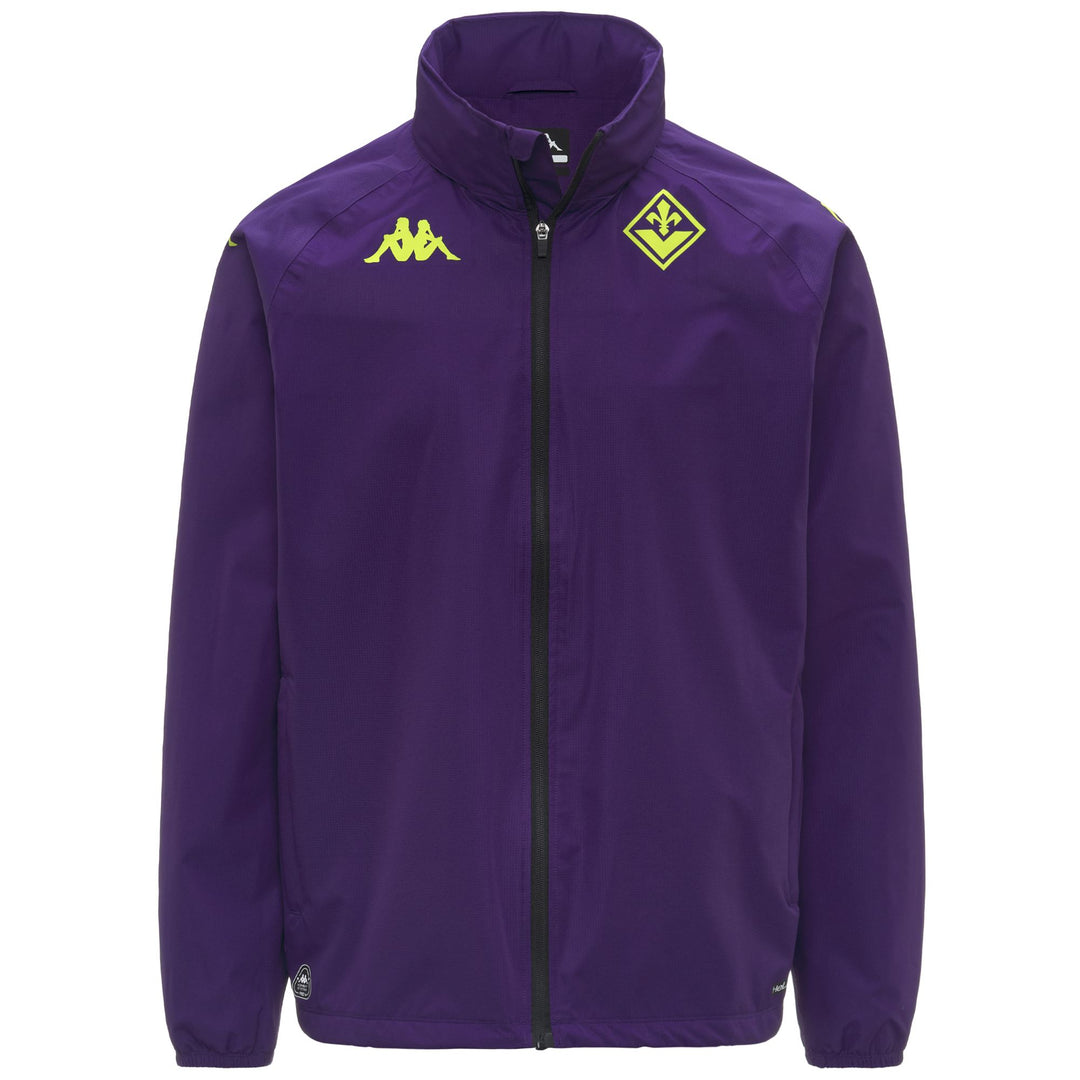 Violet Men's Training Rain Jacket with Water Protection 01