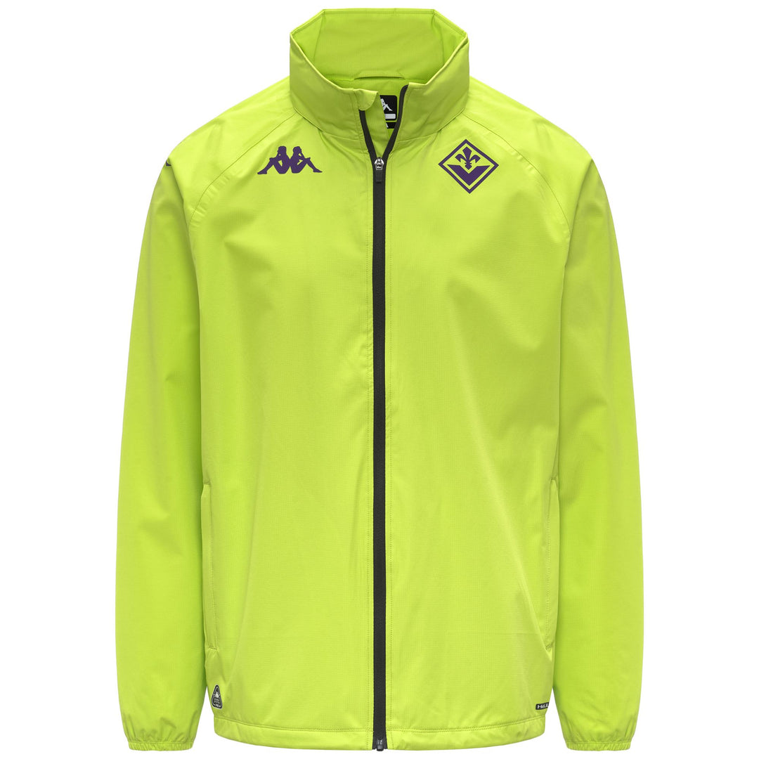 Chaqueta impermeable de entrenamiento de fútbol ACF Fiorentina para hombre color verde 01