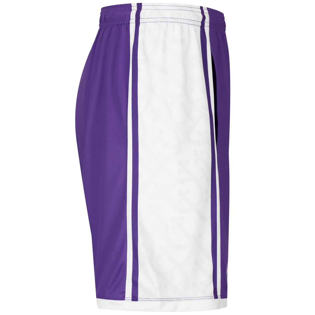 Violet Men's ACF Fiorentina Football Shorts with Elastic Waistband main