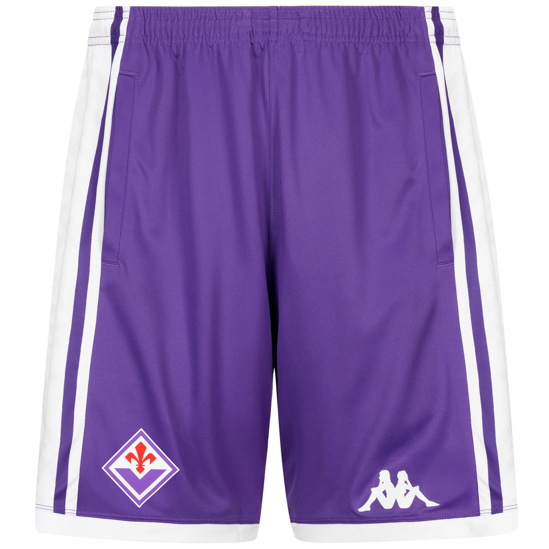 Violet Men's Garment Sport Shorts with Team Patch 01