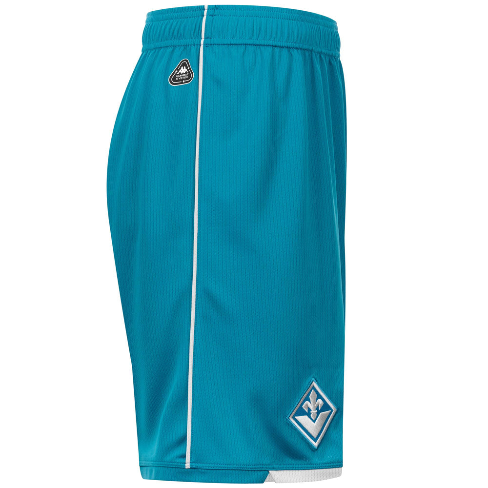 Turquoise grey Men's KOMBAT Ryder Sport Shorts with Team Patch 02