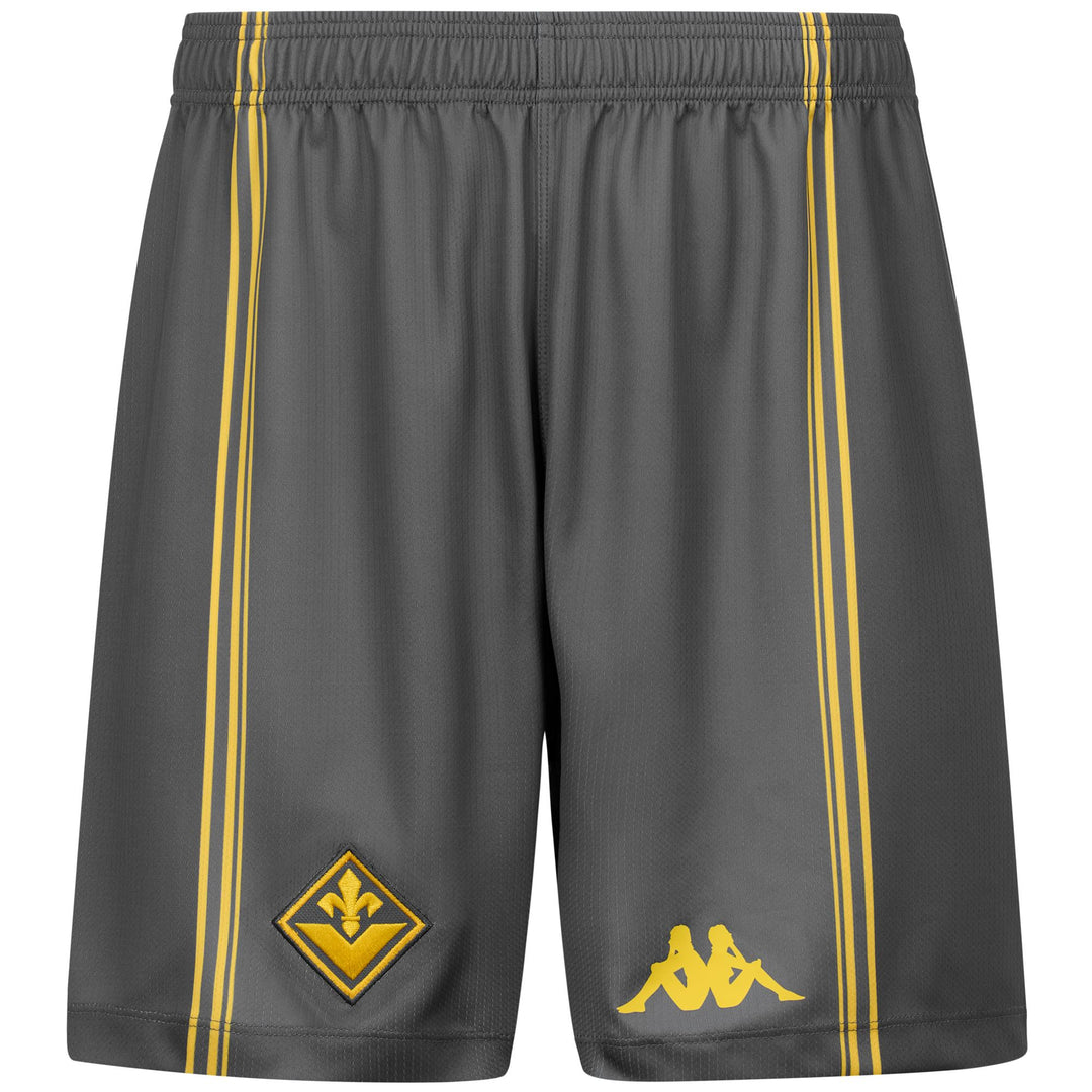 Short de football ACF Fiorentina pour homme, gris, en tissu recyclé 01
