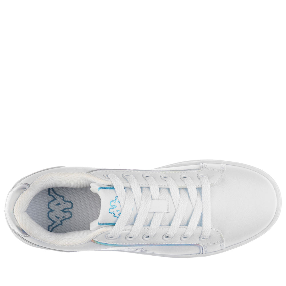 Sneakers sportive basse da donna grigio iridescente 02