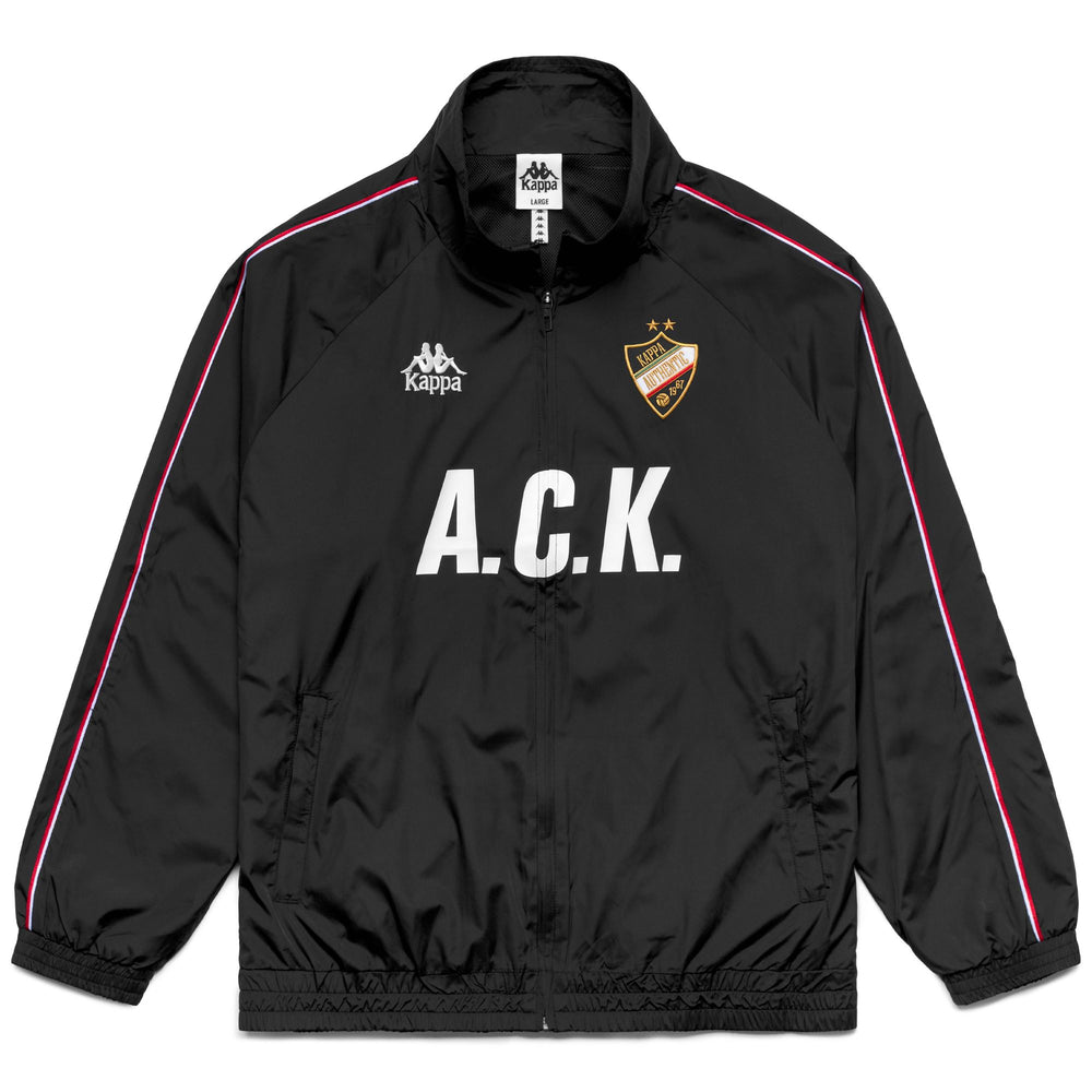 Black Men's Oversized Sportswear Fleece Track Top with Zipped Pockets 02