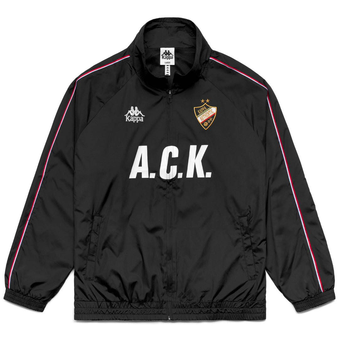 Black Men's Oversized Sportswear Fleece Track Top with Zipped Pockets main