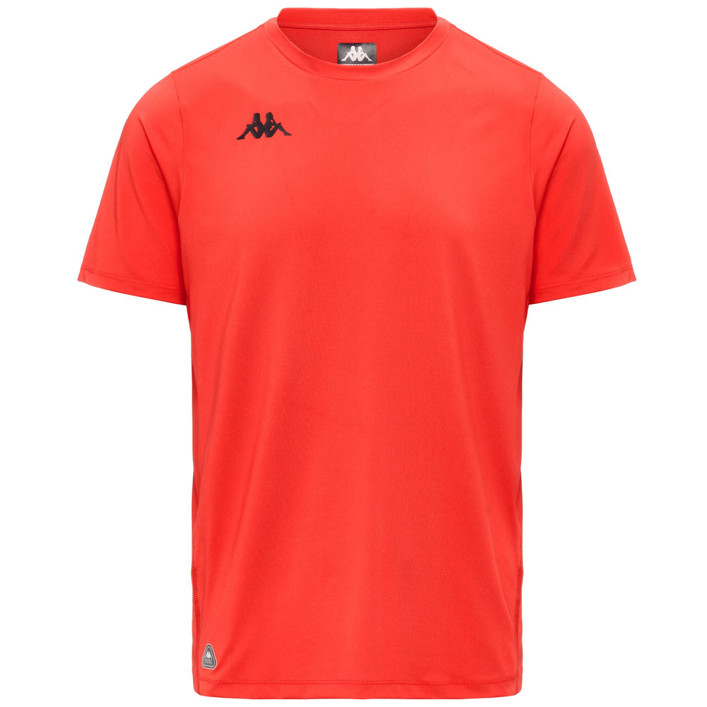 Orange Men's Regular Fit Stretch Jersey Training Shirt 02