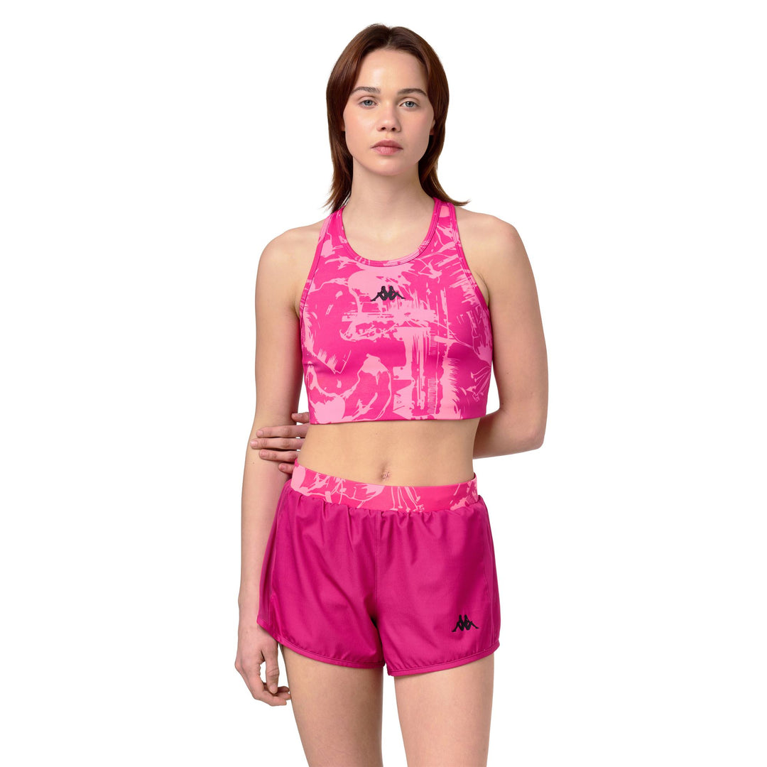 Haut d'entraînement actif Violet Skin Fit pour femme 01