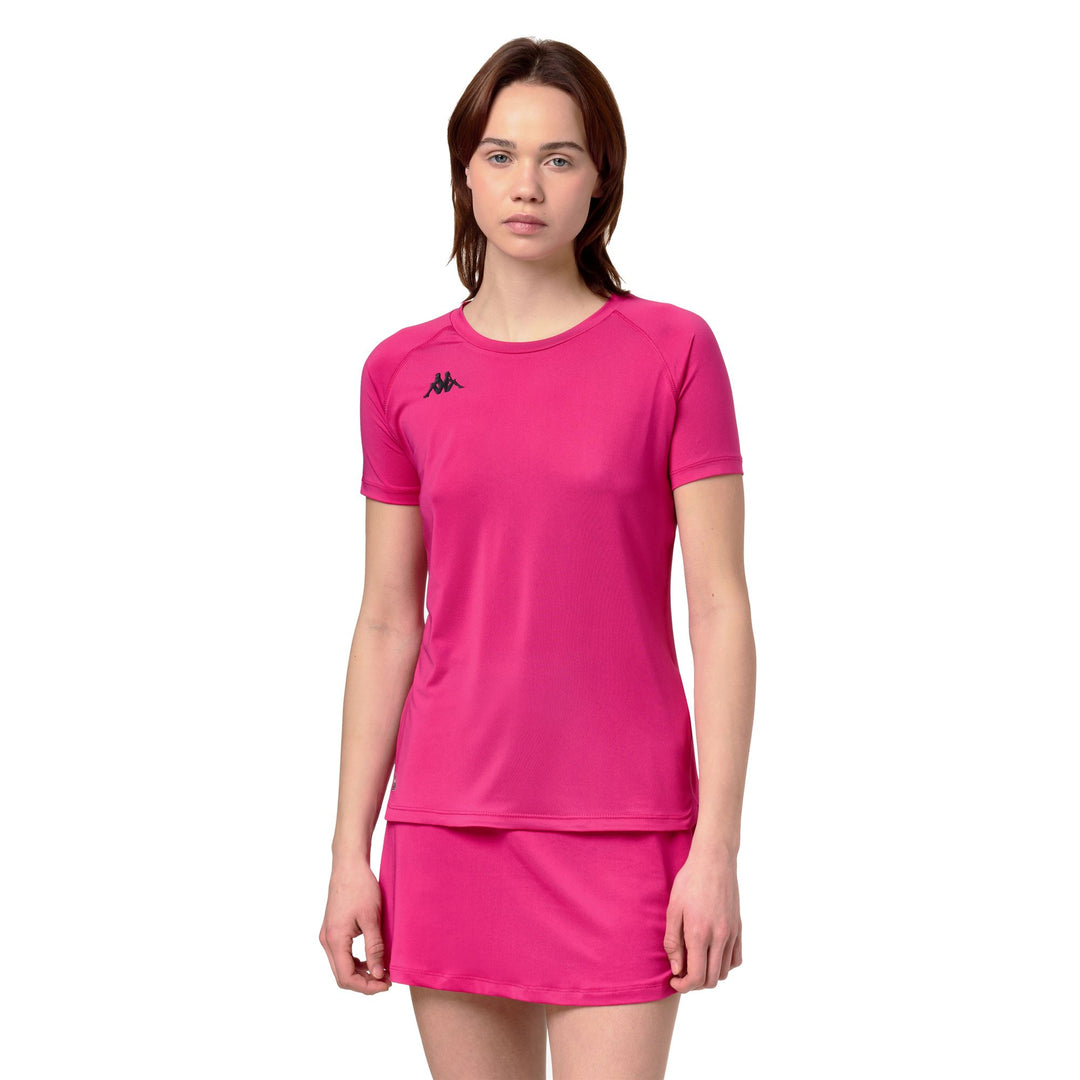 Camiseta técnica de entrenamiento de corte regular para mujer Violeta 01