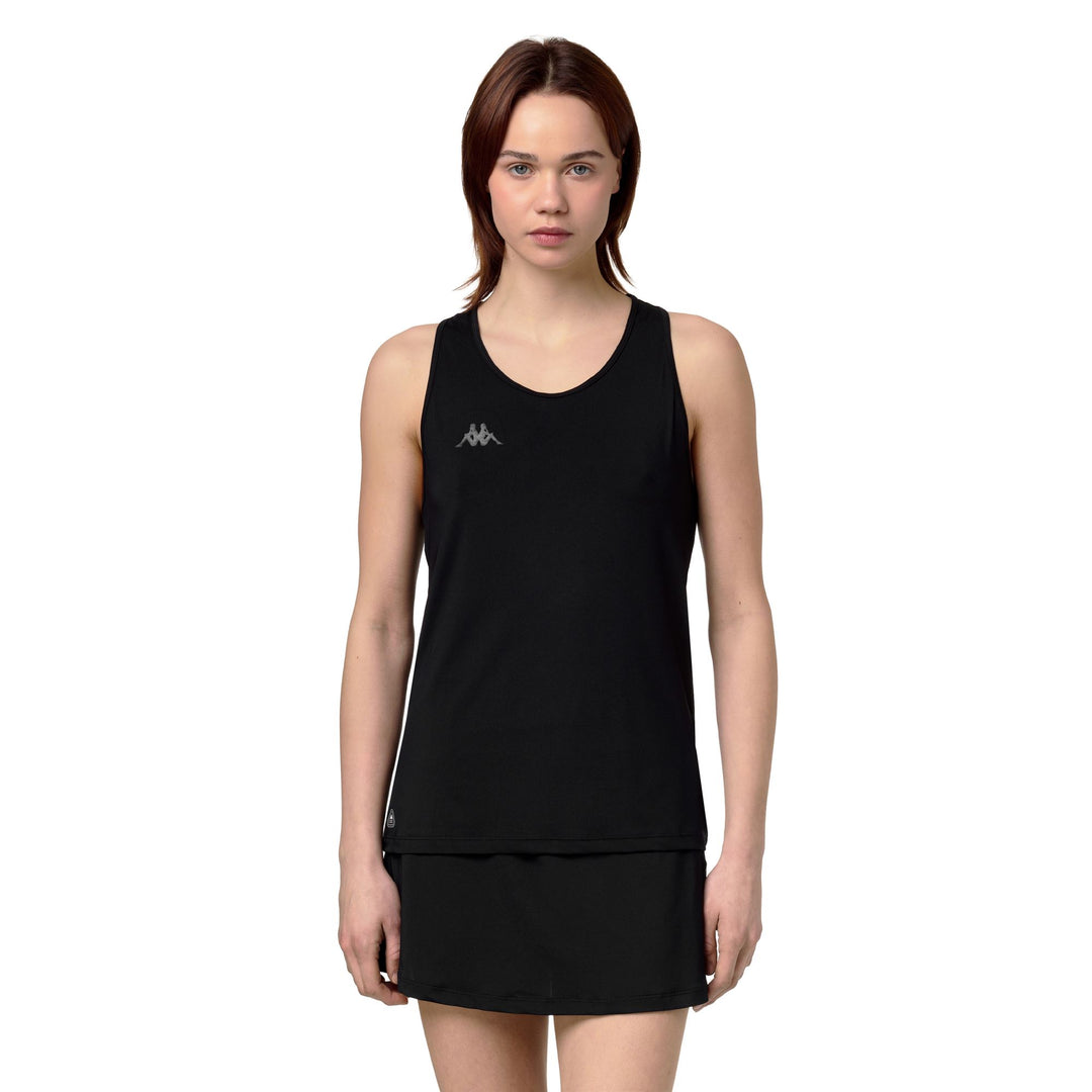 Black Women's Regular Fit Technical Training Tank Top 01