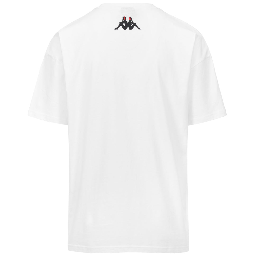 T-shirt de sport blanc pour homme, coupe confortable, avec imprimé graphique main