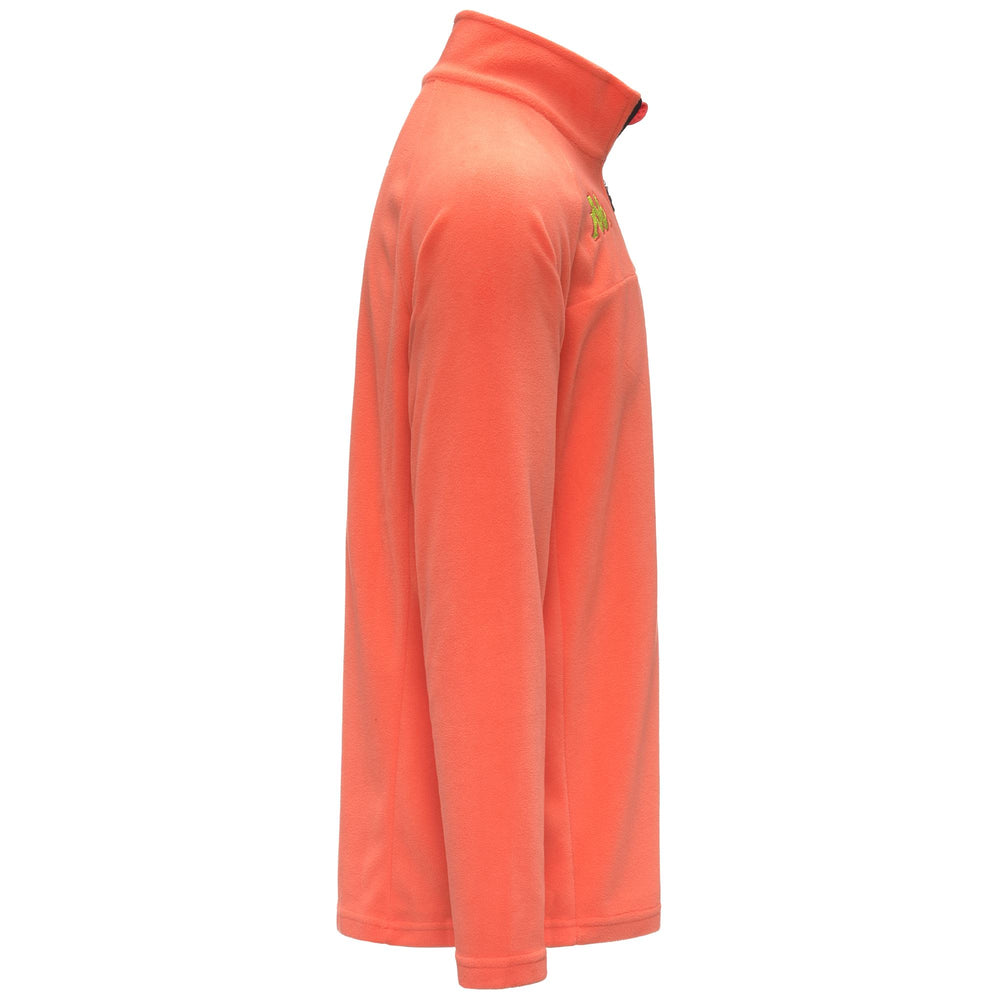 Red Unisex Microfleece Jumper with Half Zip and Embroidered Logo 02