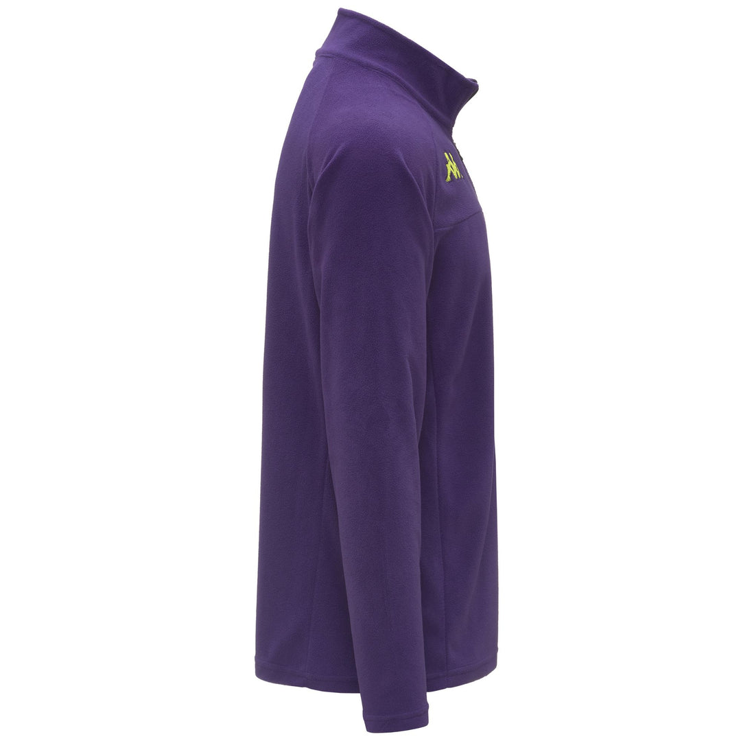 Violet unisex Slim Fit Microfleece Jumper with Half Zip main