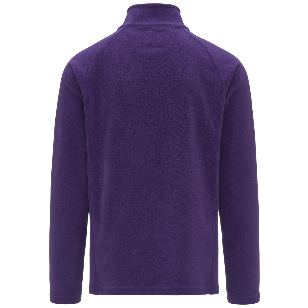 Violet unisex Slim Fit Microfleece Jumper with Half Zip main