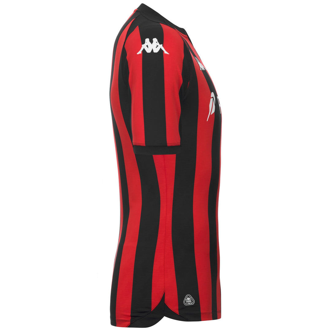 Red and Black Men's OGC Nice Football Shirt in Recycled Fabric main