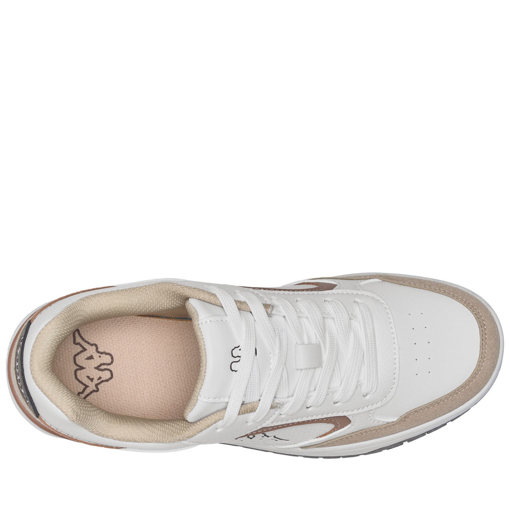 LOGO     MANIS 2.0 - Sneakers - Low Cut - Man - WHITE-BROWN COCOA-BEIGE LT RICE 02