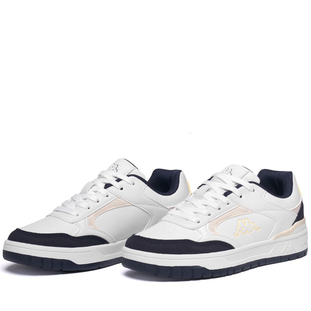 LOGO     MANIS 2.0 - Sneakers - Low Cut - Man - WHITE-BLUE MARINE-WHITE TOFU 01