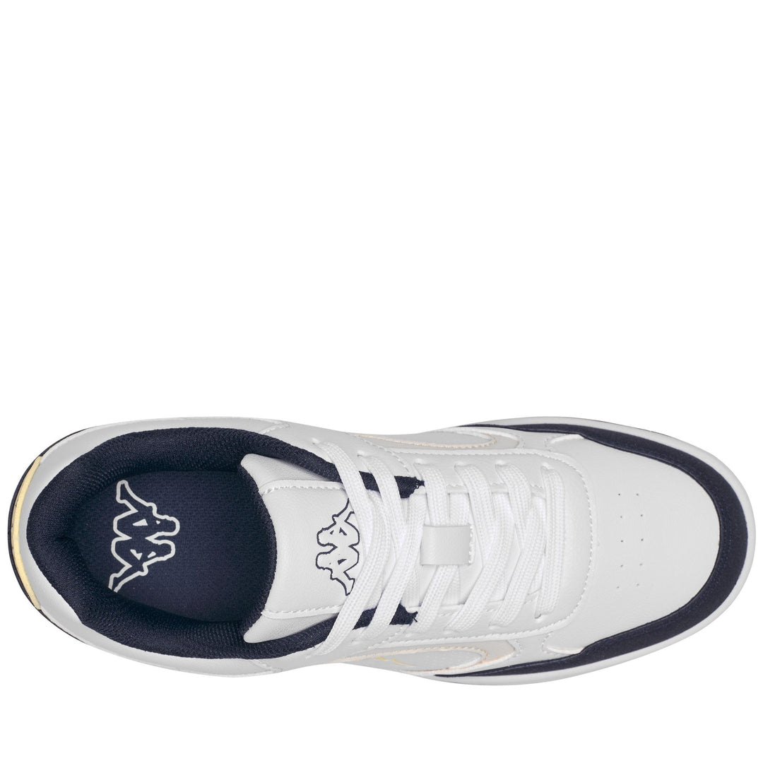 Blue Men's Low Cut Walking Sneakers with Synthetic Upper main