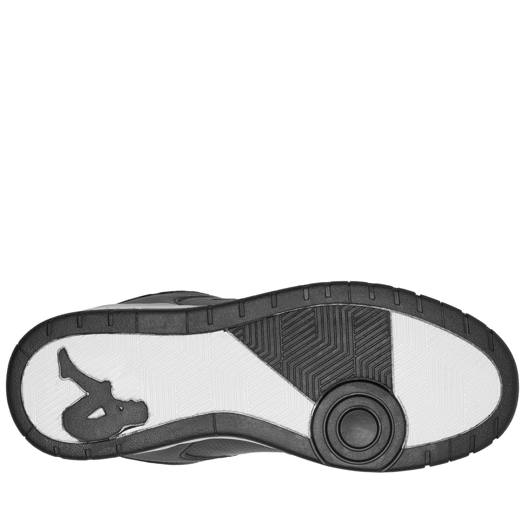 Black Men's Low Cut Walking Sneakers with Rubber Outsole main