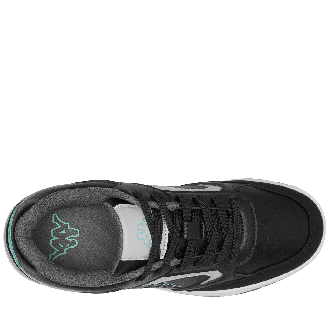 Black Men's Low Cut Walking Sneakers with Rubber Outsole main