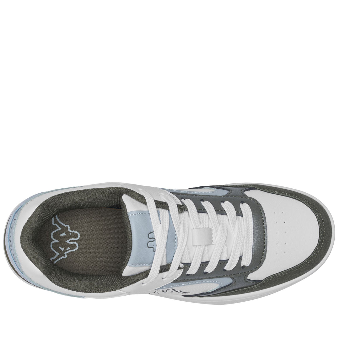 Grey Men's Low Cut Walking Sneakers with Rubber Outsole main