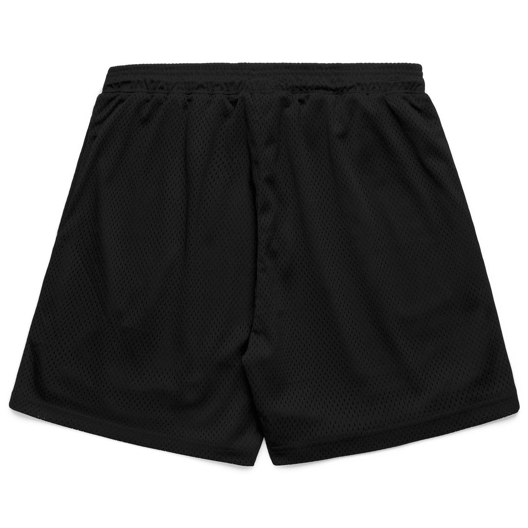 Short de sport noir pour homme, coupe classique, en polyester léger main