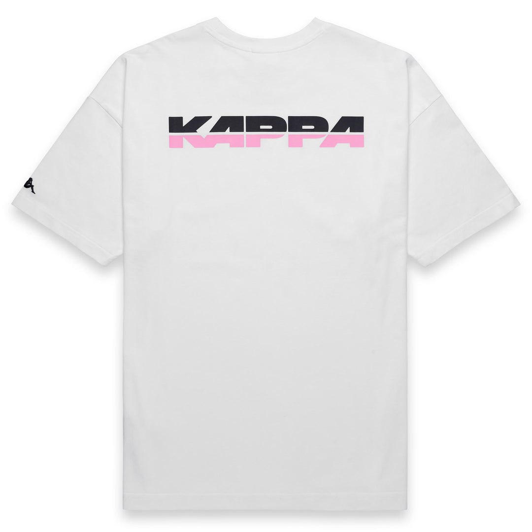 T-shirt sportiva da uomo bianca, vestibilità comoda, in cotone biologico. main