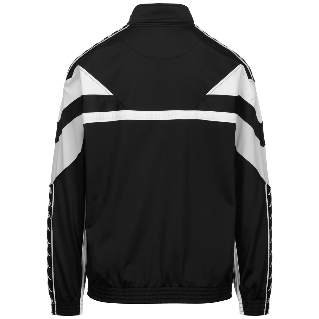 Chaqueta polar extragrande negra para hombre con bordado main