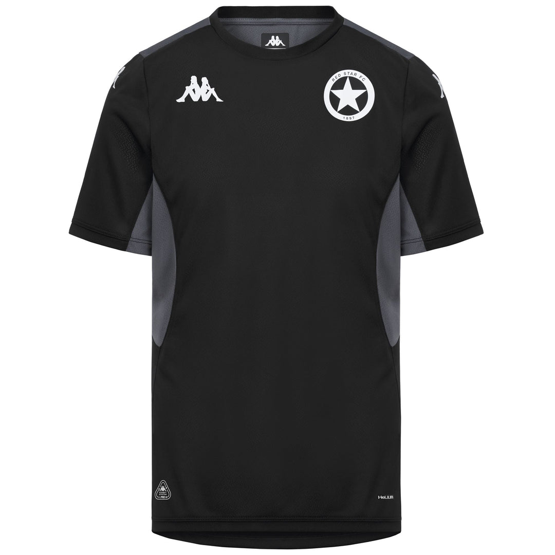 MOKIBA PRO 2 RED STAR - Camisetas Activas - Camisa - Hombre - Black-Grey Seal 01