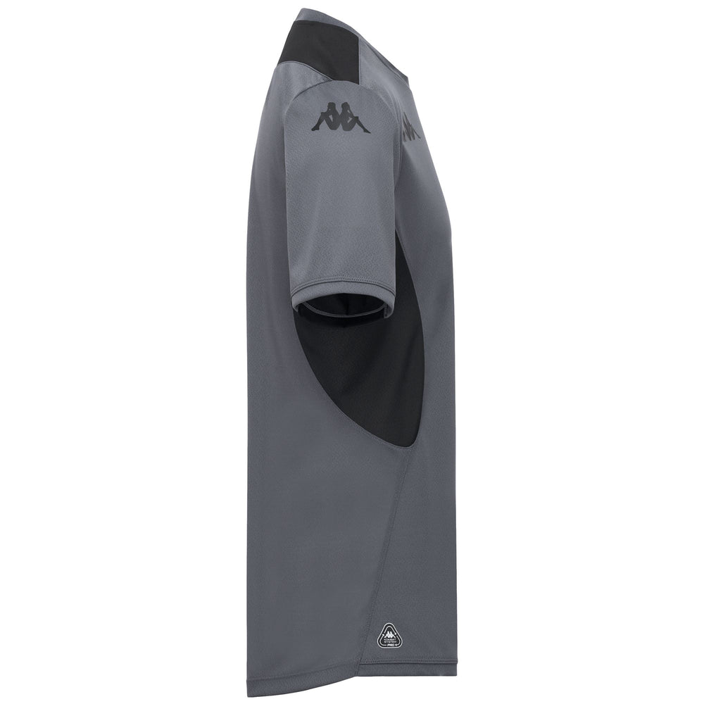 MOKIBA PRO 2 RED STAR - Camisetas Activas - Camisa - Hombre - Grey Seal-Black 02