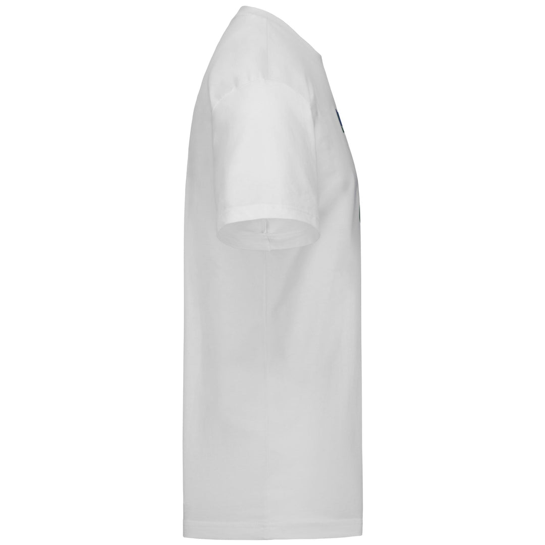T-shirt de sport blanc pour homme, coupe classique main
