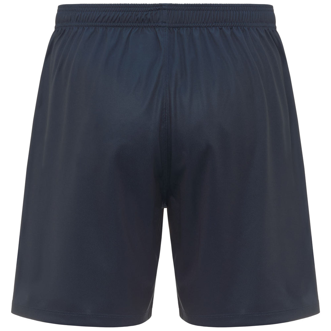 Short de football Genoa bleu pour homme, avec taille élastique et poches latérales main