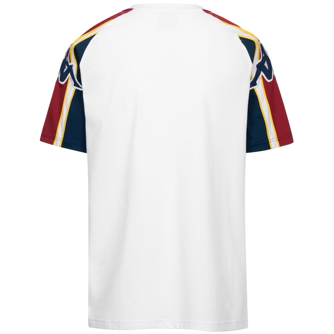 White Men's Genoa Football T-Shirt in Jersey Fabric main
