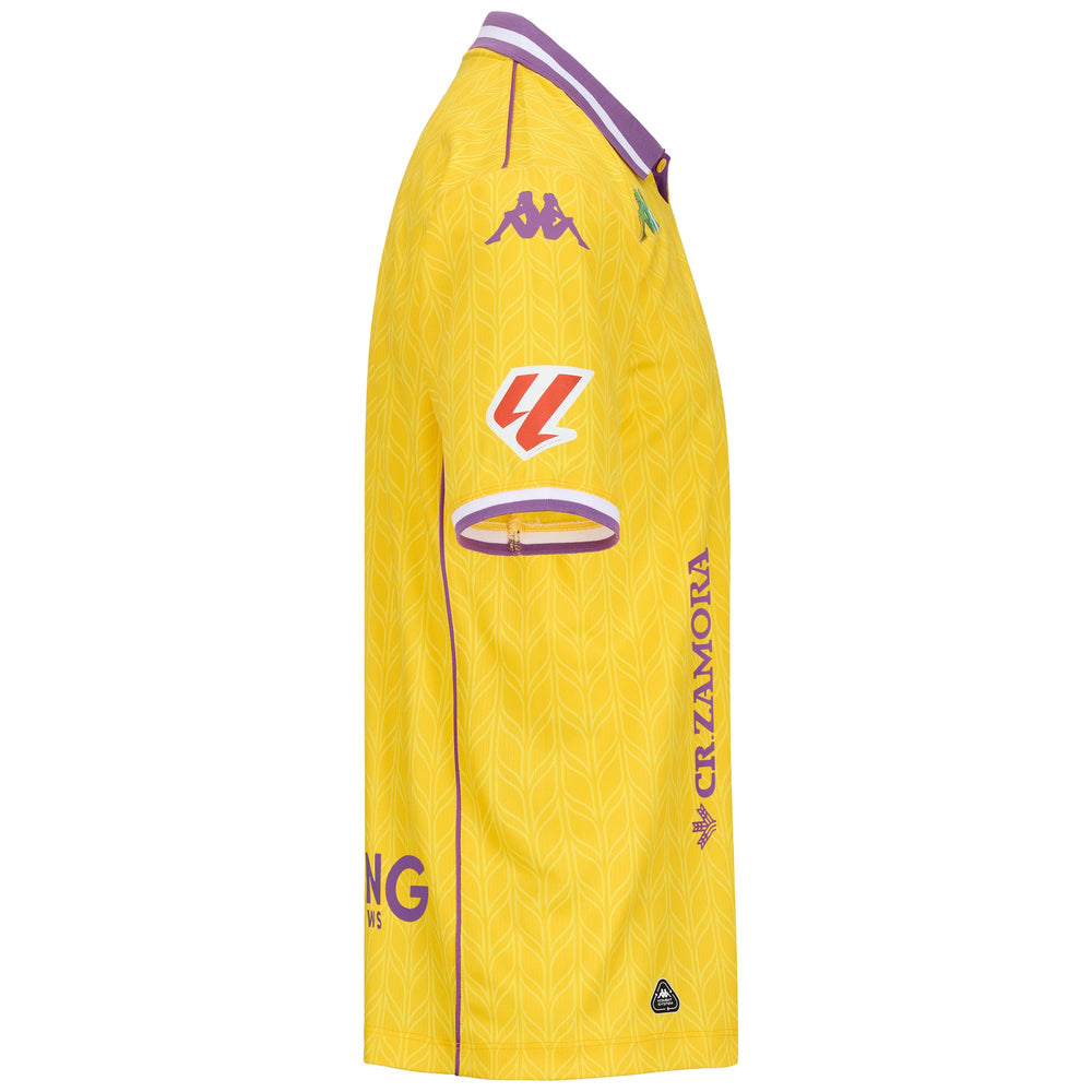 Maglia da gioco attiva KOMBAT 2026 da uomo gialla con tecnologia Hydro-Way 02