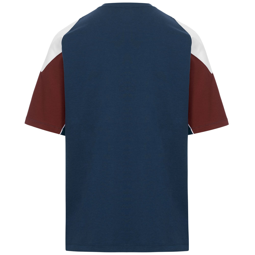 Blue and Red Men's T-Shirt in Cotton Polyester Blend main