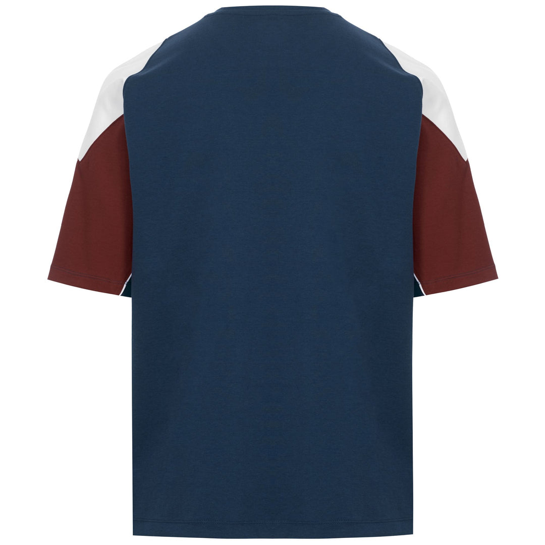 Blue and Red Men's T-Shirt in Cotton Polyester Blend main