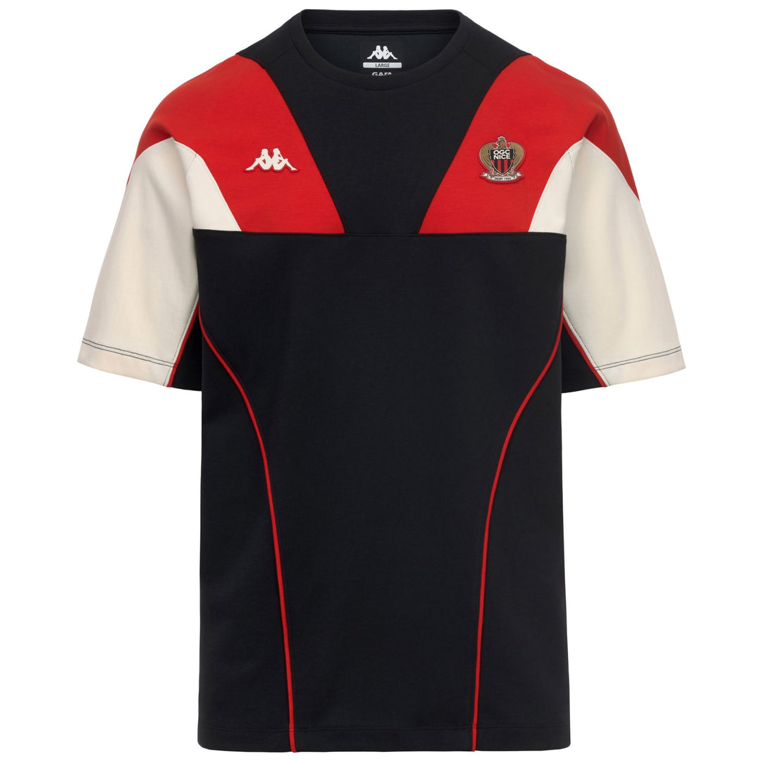 VALOR OGC NICE - Camisetas y Tops - Camiseta - Hombre - Black-White Whispers-Red 01