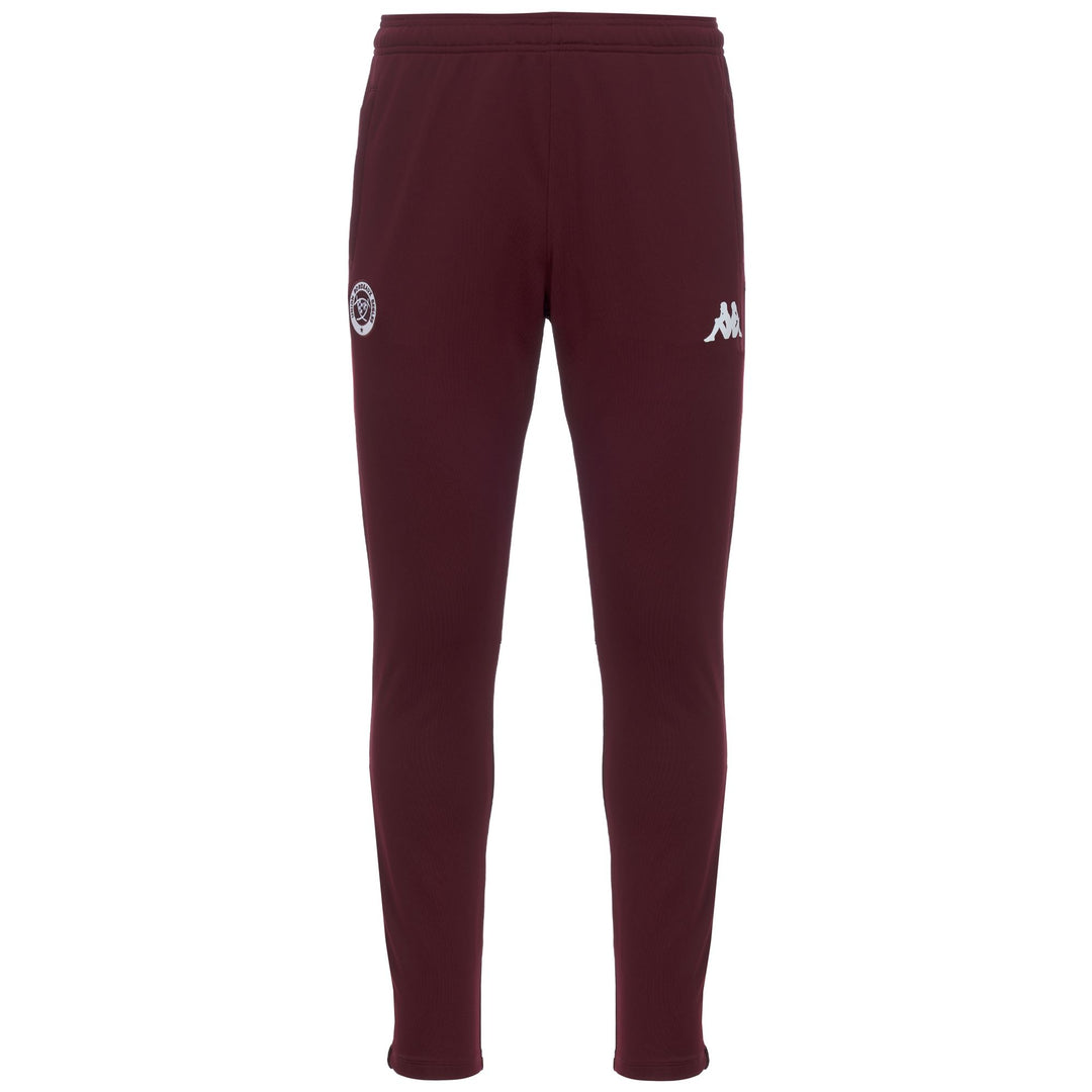 Pantalon d'entraînement de rugby blanc pour homme, coupe ajustée, en tissu recyclé 01