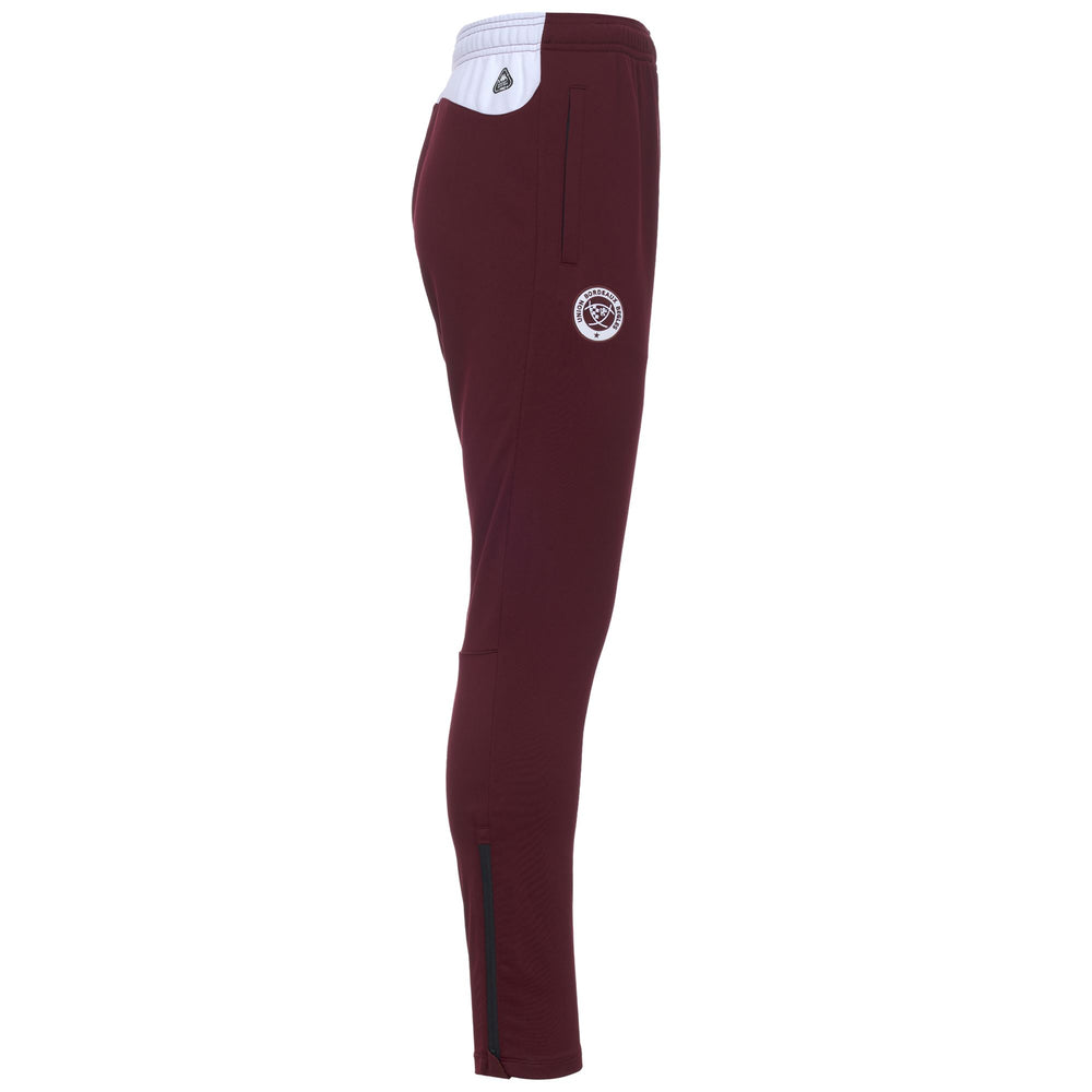 Pantalon d'entraînement de rugby blanc pour homme, coupe ajustée, en tissu recyclé 02