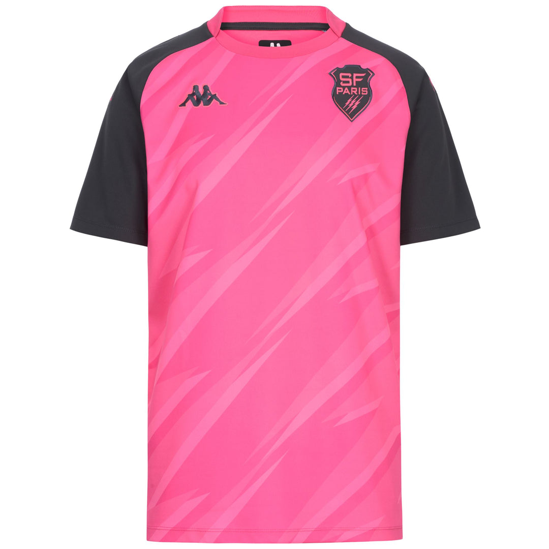 TELESE SFP - Maillots Actifs - Chemise - Homme - Pink Fandango-Grey Dk 01
