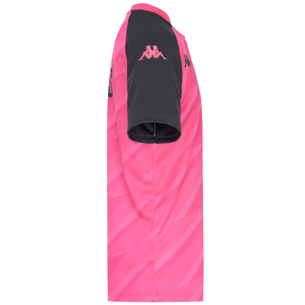 Maillot d'entraînement de rugby gris pour homme, coupe ajustée, en tissu extensible 02